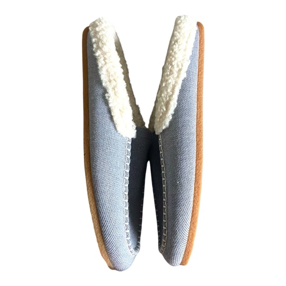 Rothy’s Womens The Merino Scuff Slipper Sz 9 Blue/Gray Wool - Picture 2 of 6